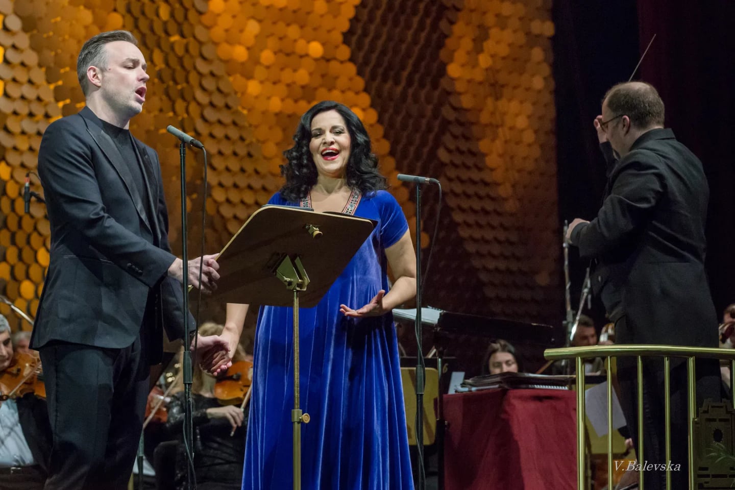 Concert photo: Angela Gheorghiu, Nayden Todorov & Sofia Philharmonic (25.02.2019)