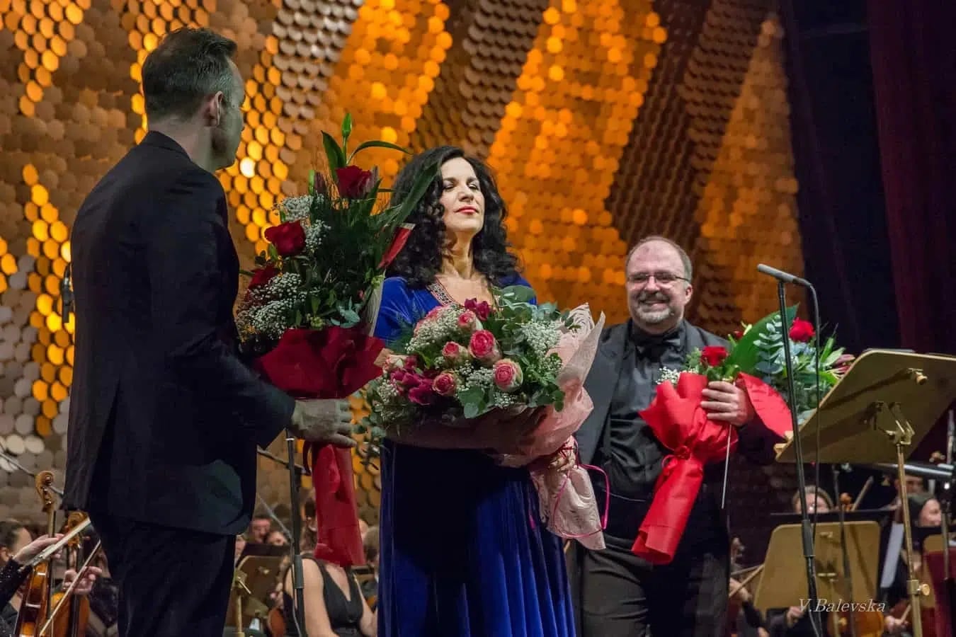 Concert photo: Angela Gheorghiu, Nayden Todorov & Sofia Philharmonic (25.02.2019)