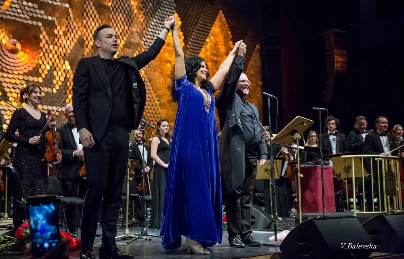 Concert photo: Angela Gheorghiu, Nayden Todorov & Sofia Philharmonic (25.02.2019)