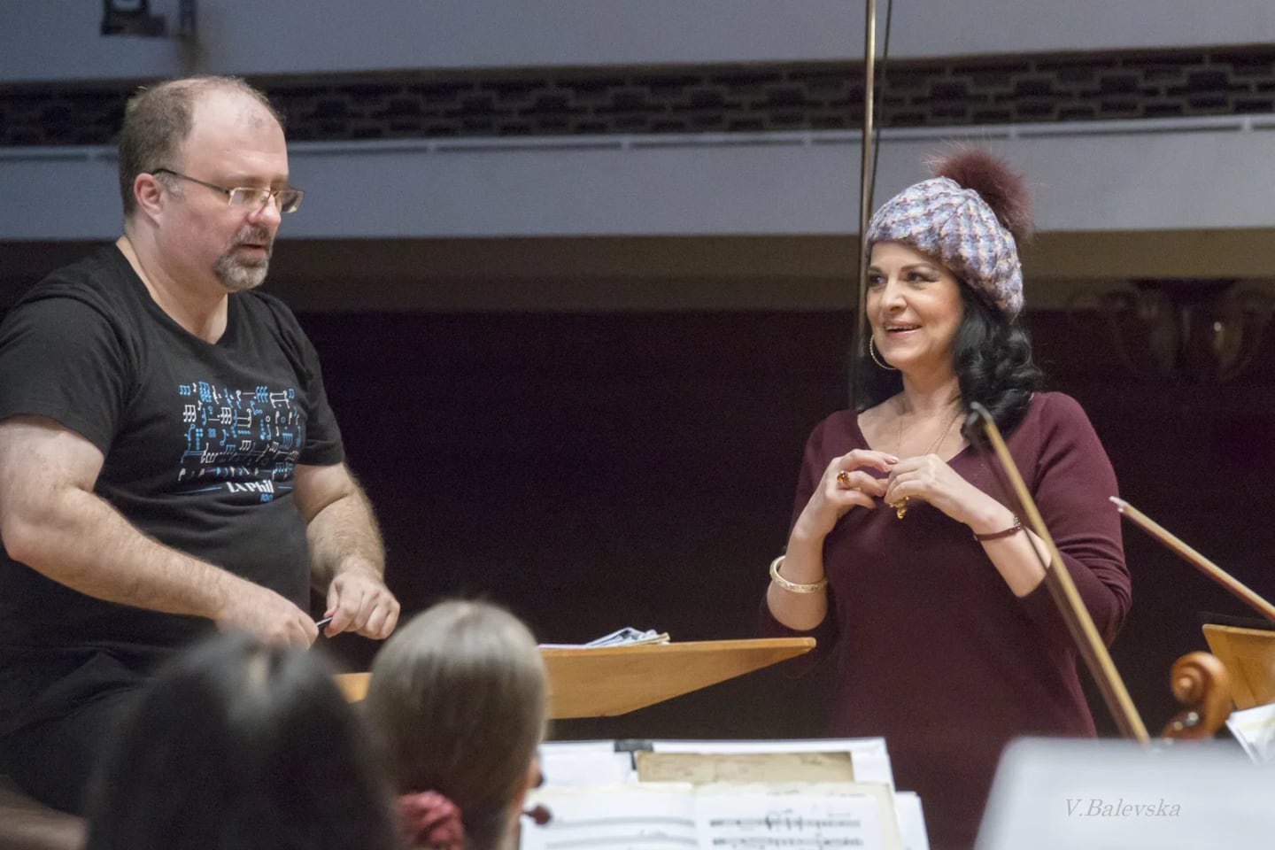 Concert photo: Angela Gheorghiu, Nayden Todorov & Sofia Philharmonic (25.02.2019)