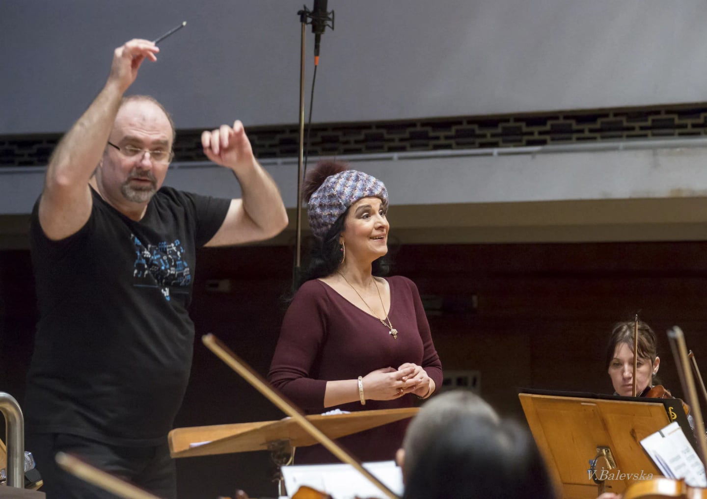 Concert photo: Angela Gheorghiu, Nayden Todorov & Sofia Philharmonic (25.02.2019)