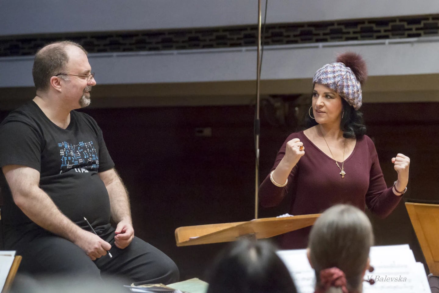 Concert photo: Angela Gheorghiu, Nayden Todorov & Sofia Philharmonic (25.02.2019)