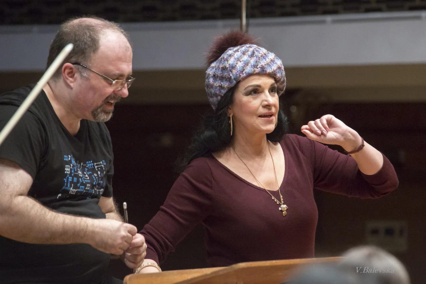 Concert photo: Angela Gheorghiu, Nayden Todorov & Sofia Philharmonic (25.02.2019)