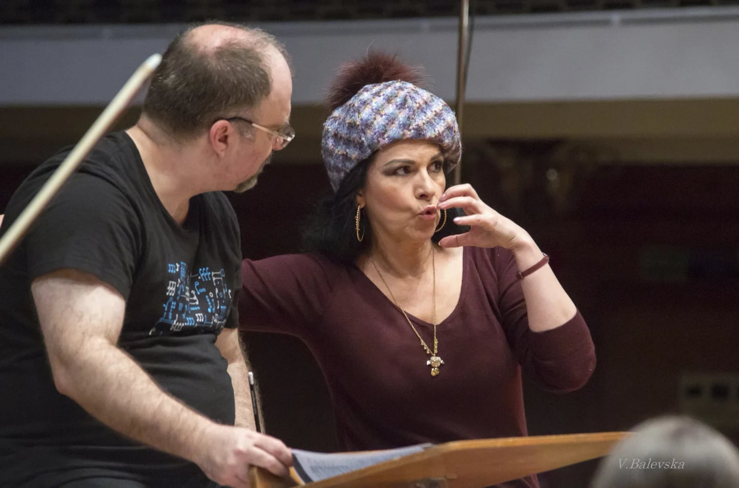 Concert photo: Angela Gheorghiu, Nayden Todorov & Sofia Philharmonic (25.02.2019)