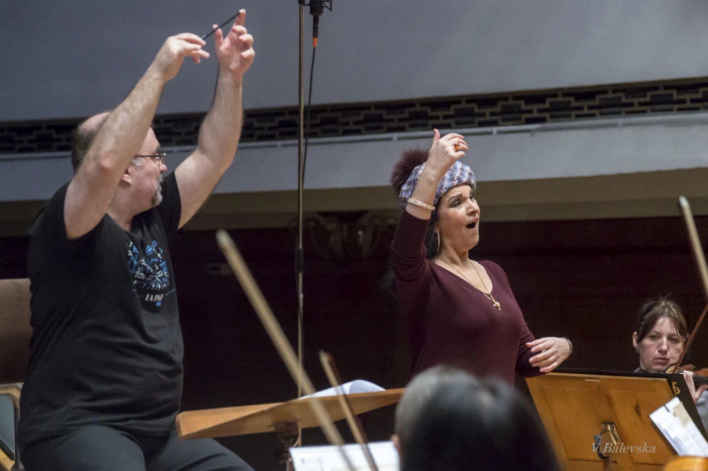 Concert photo: Angela Gheorghiu, Nayden Todorov & Sofia Philharmonic (25.02.2019)