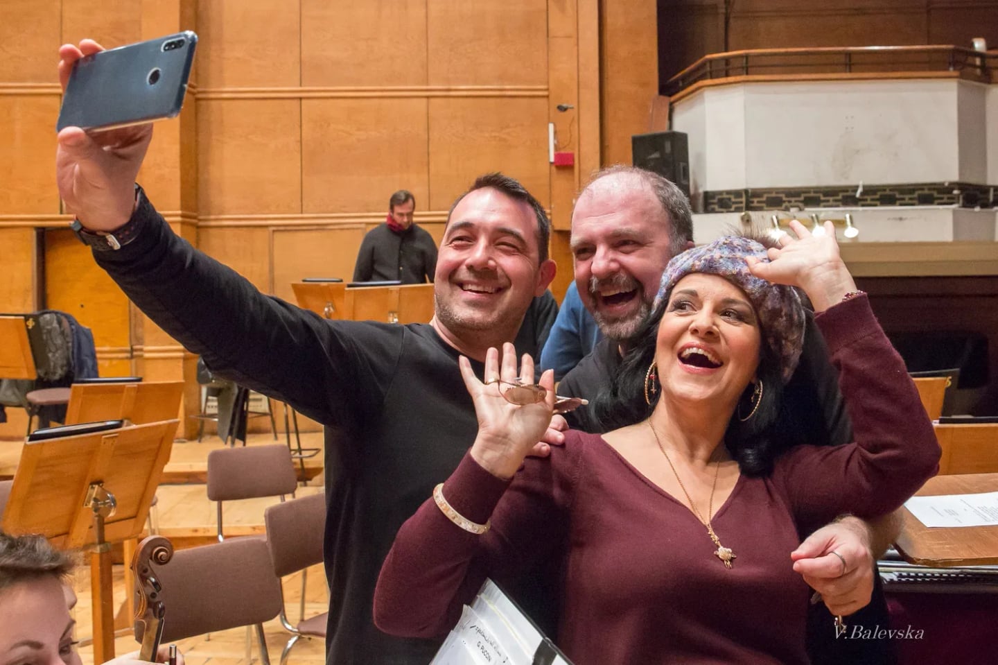 Concert photo: Angela Gheorghiu, Nayden Todorov & Sofia Philharmonic (25.02.2019)