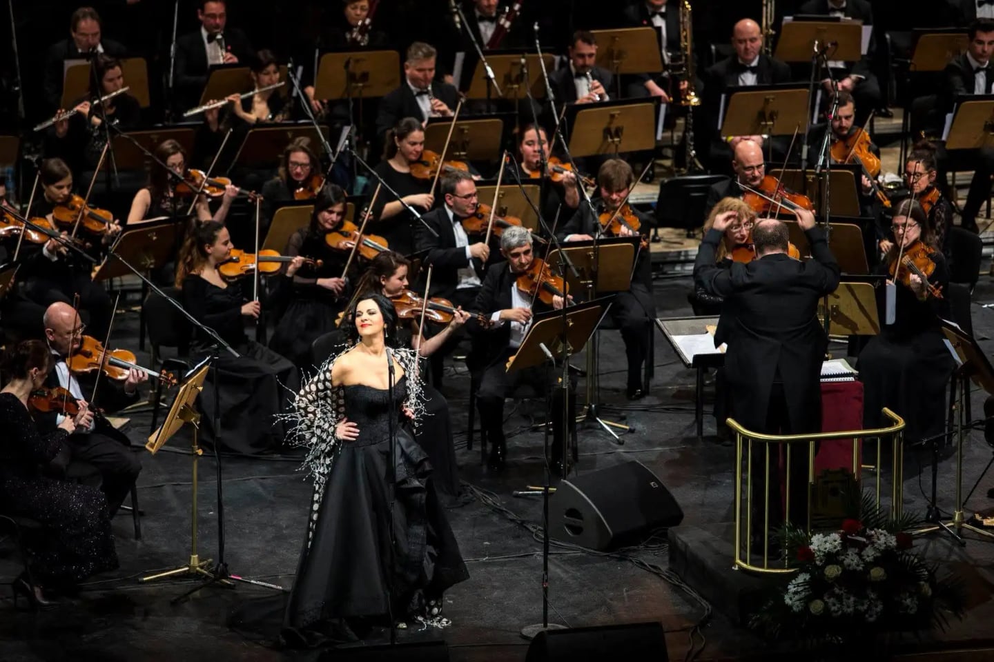 Concert photo: Angela Gheorghiu, Nayden Todorov & Sofia Philharmonic (25.02.2019)