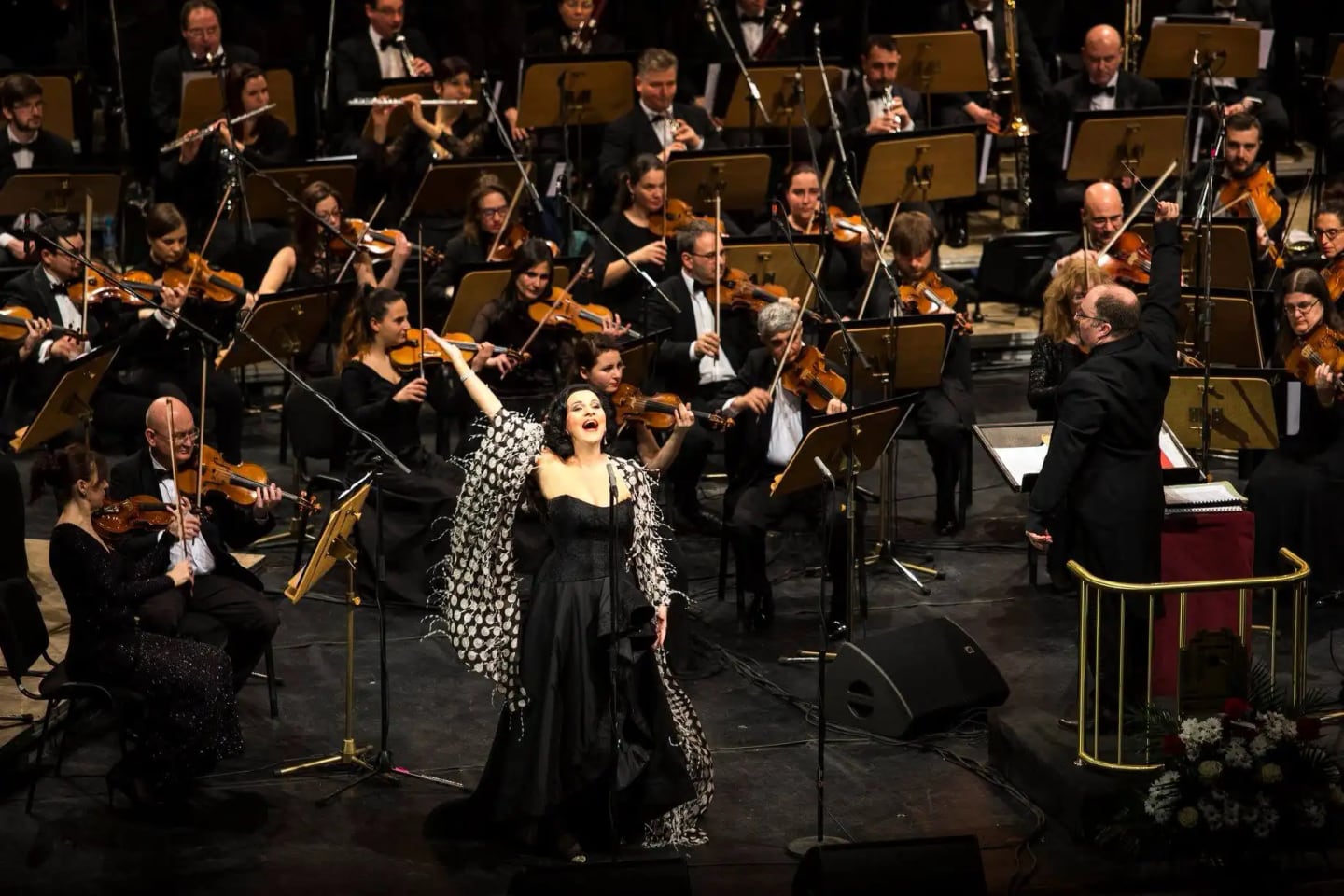 Concert photo: Angela Gheorghiu, Nayden Todorov & Sofia Philharmonic (25.02.2019)