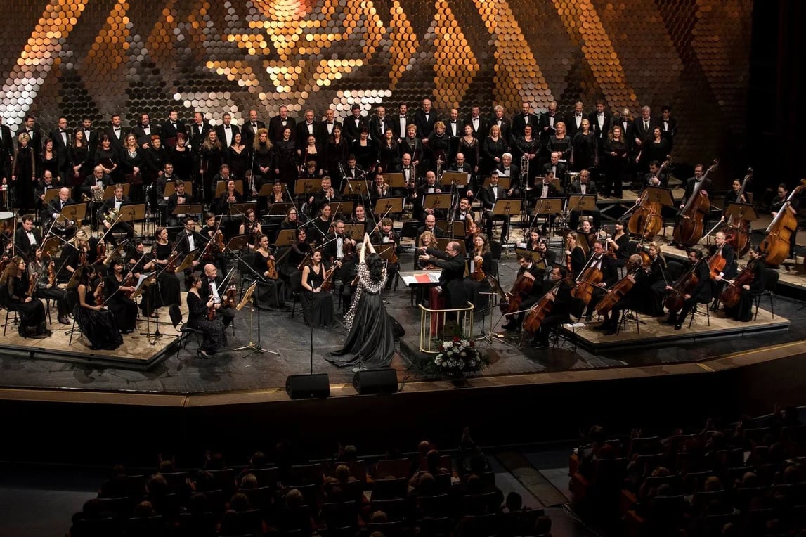 Concert photo: Angela Gheorghiu, Nayden Todorov & Sofia Philharmonic (25.02.2019)