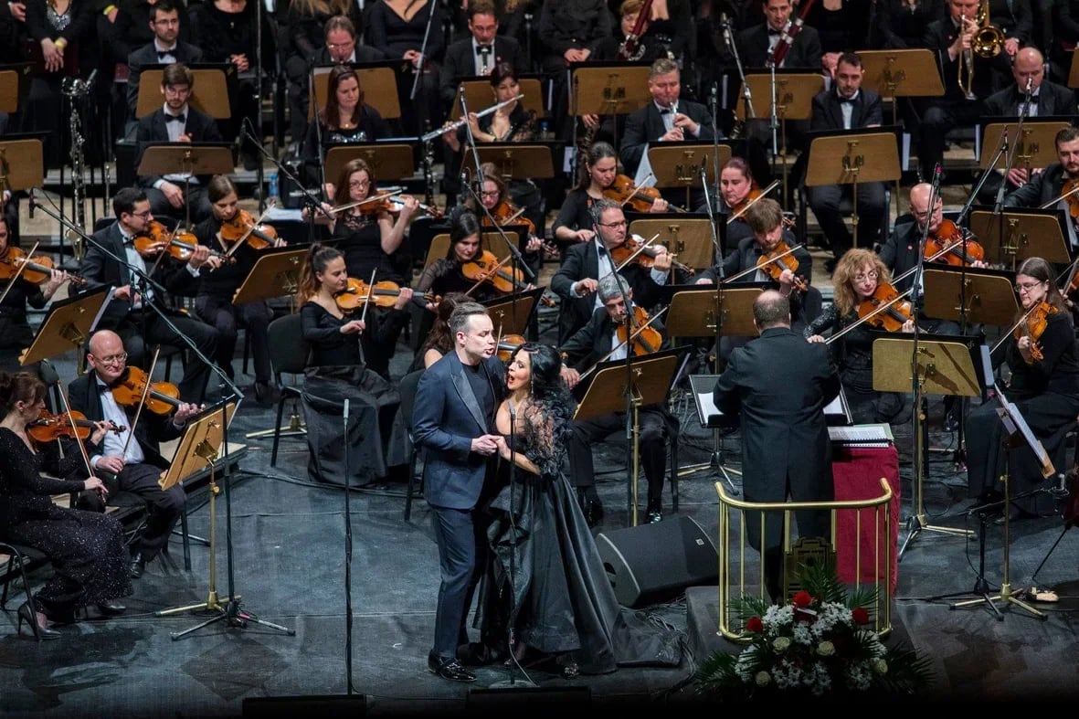 Concert photo: Angela Gheorghiu, Nayden Todorov & Sofia Philharmonic (25.02.2019)