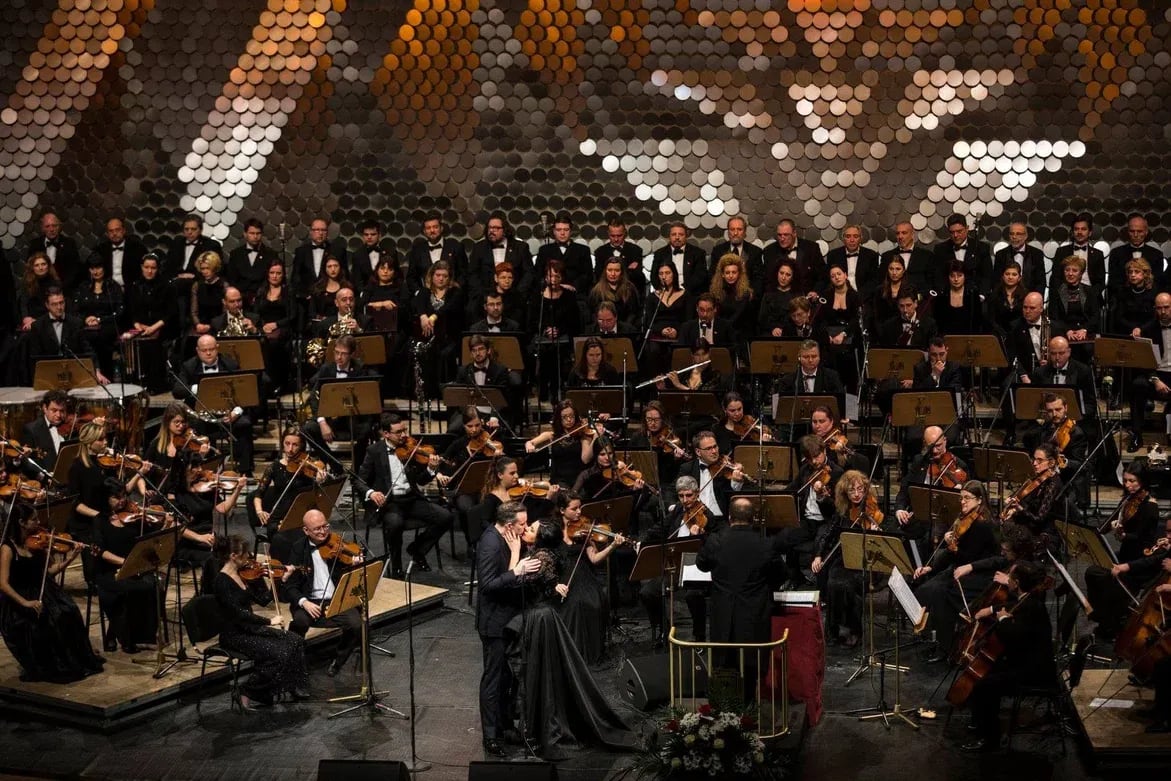 Concert photo: Angela Gheorghiu, Nayden Todorov & Sofia Philharmonic (25.02.2019)