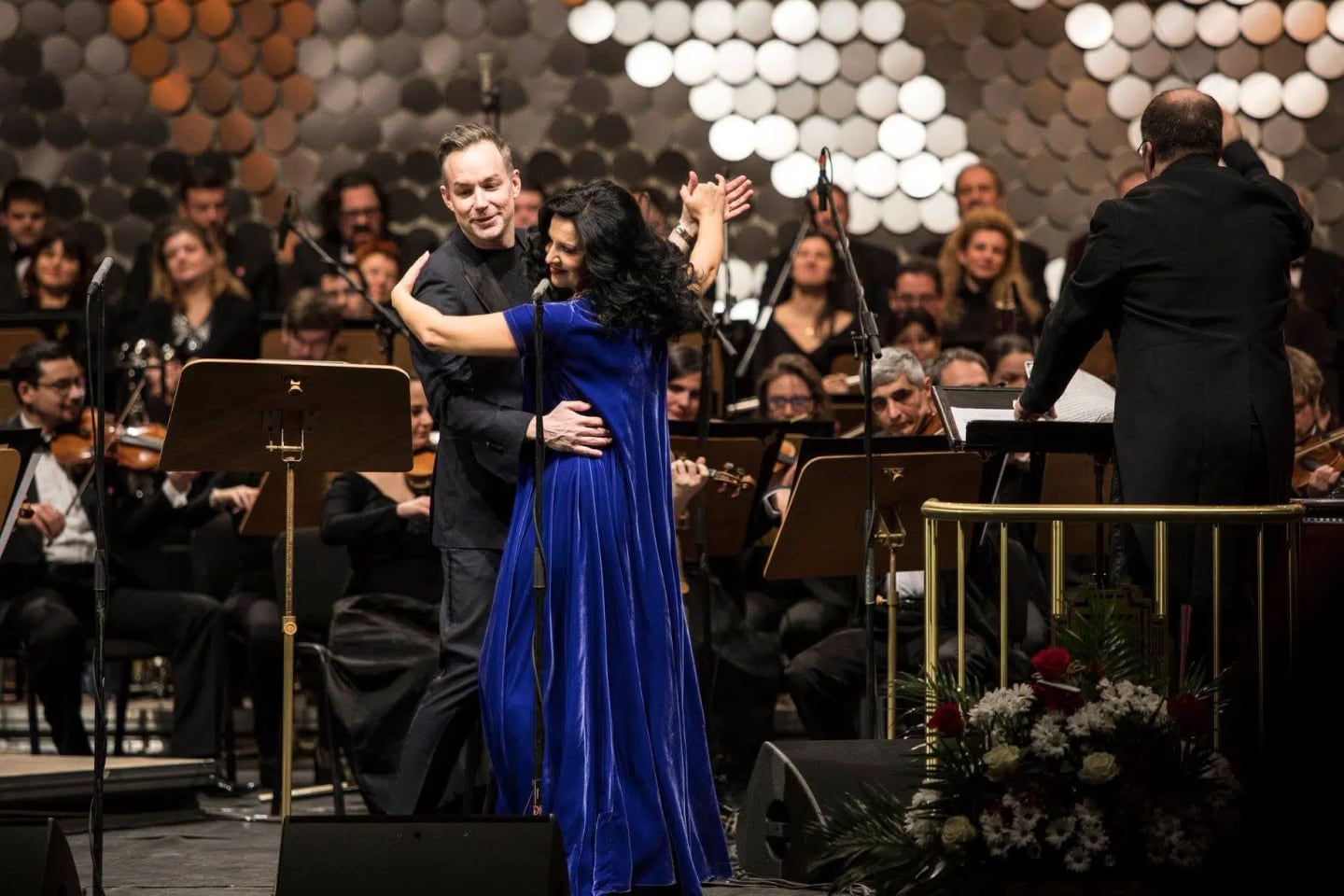 Concert photo: Angela Gheorghiu, Nayden Todorov & Sofia Philharmonic (25.02.2019)
