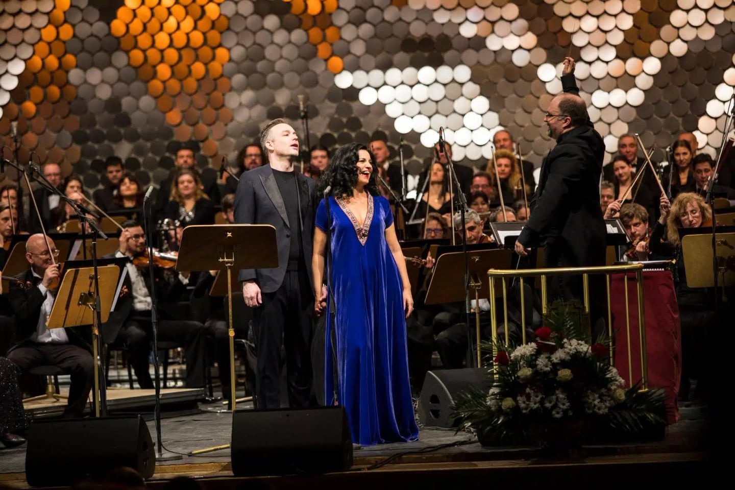 Concert photo: Angela Gheorghiu, Nayden Todorov & Sofia Philharmonic (25.02.2019)