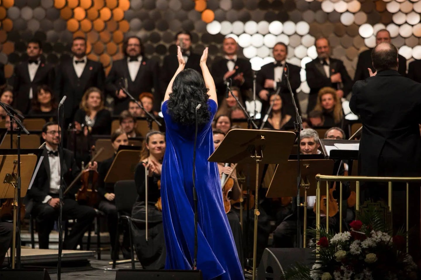 Concert photo: Angela Gheorghiu, Nayden Todorov & Sofia Philharmonic (25.02.2019)