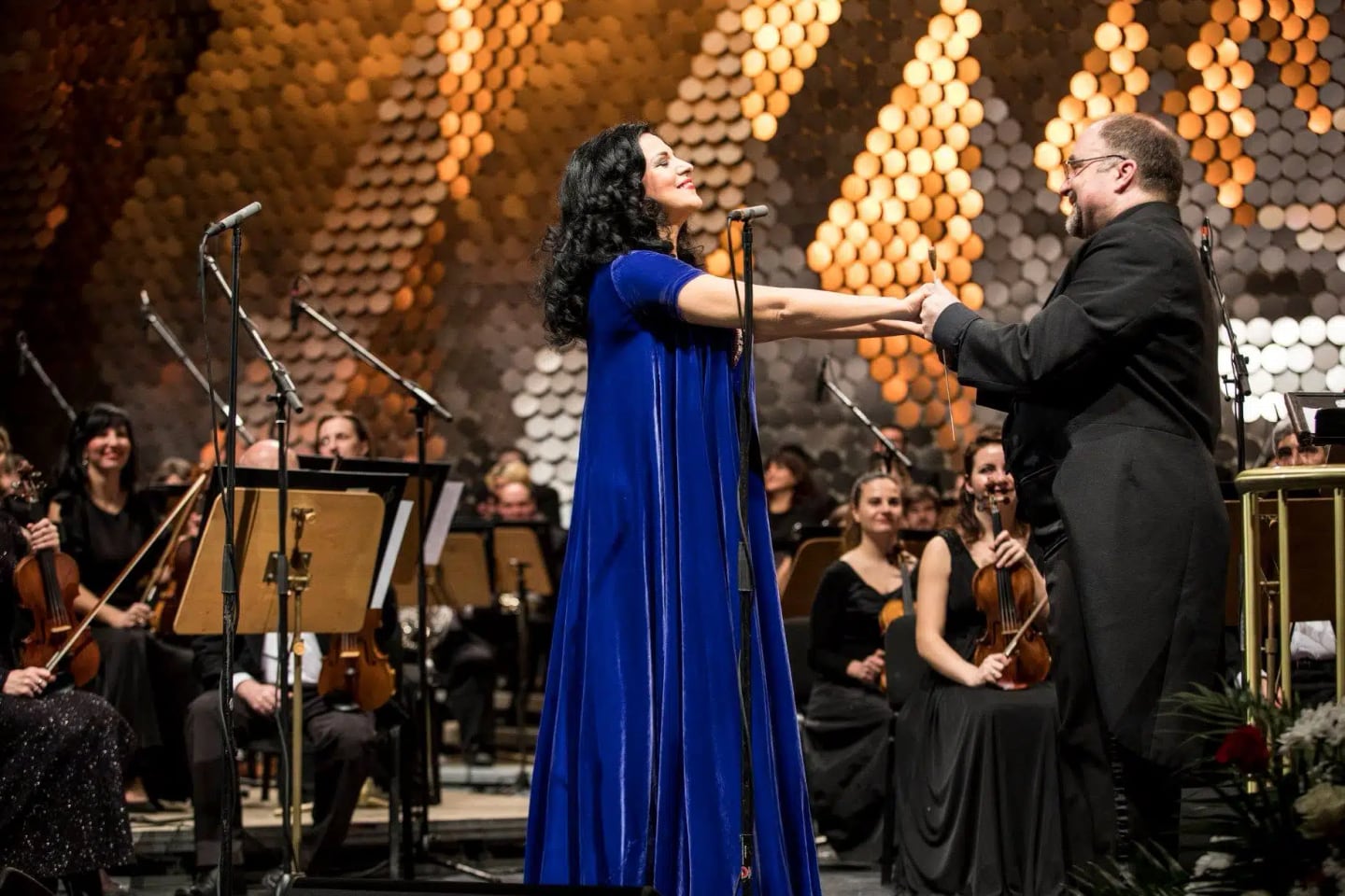 Concert photo: Angela Gheorghiu, Nayden Todorov & Sofia Philharmonic (25.02.2019)
