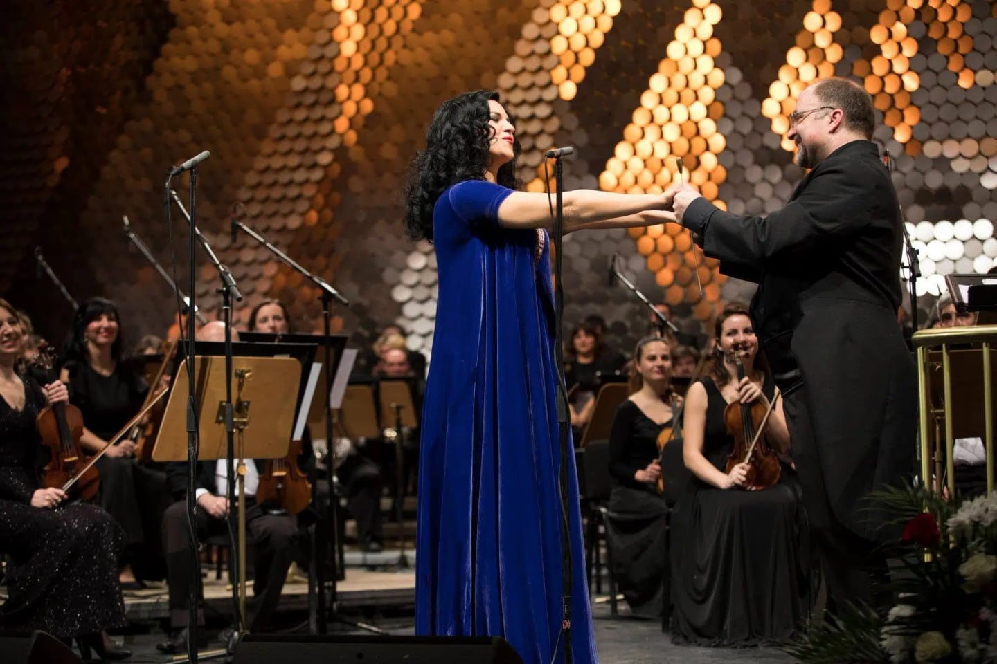 Concert photo: Angela Gheorghiu, Nayden Todorov & Sofia Philharmonic (25.02.2019)