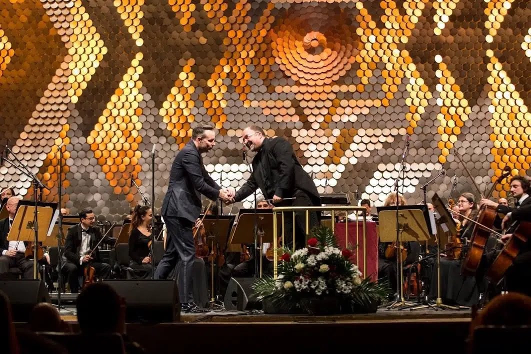 Concert photo: Angela Gheorghiu, Nayden Todorov & Sofia Philharmonic (25.02.2019)