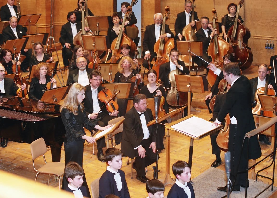 Concert photo: Symphony Concert with the music of Webber, Chuchkov & Gershwin under the baton of Nayden Todorov (24.03.2005)