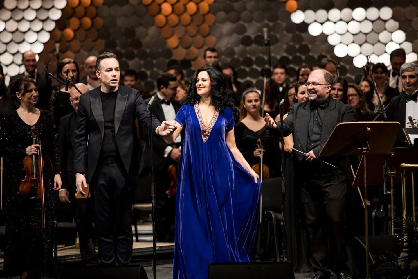 Concert photo: Angela Gheorghiu, Nayden Todorov & Sofia Philharmonic (25.02.2019)