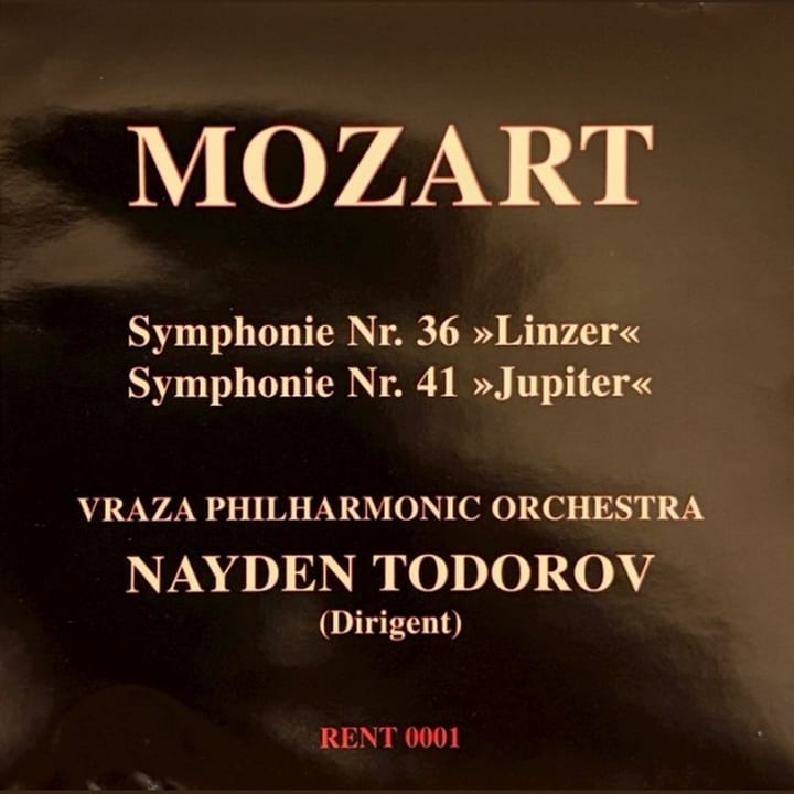 Обложка на Wolfgang Amadeus Mozart — Symphony no. 41 "Jupiter" in C major, K. 551