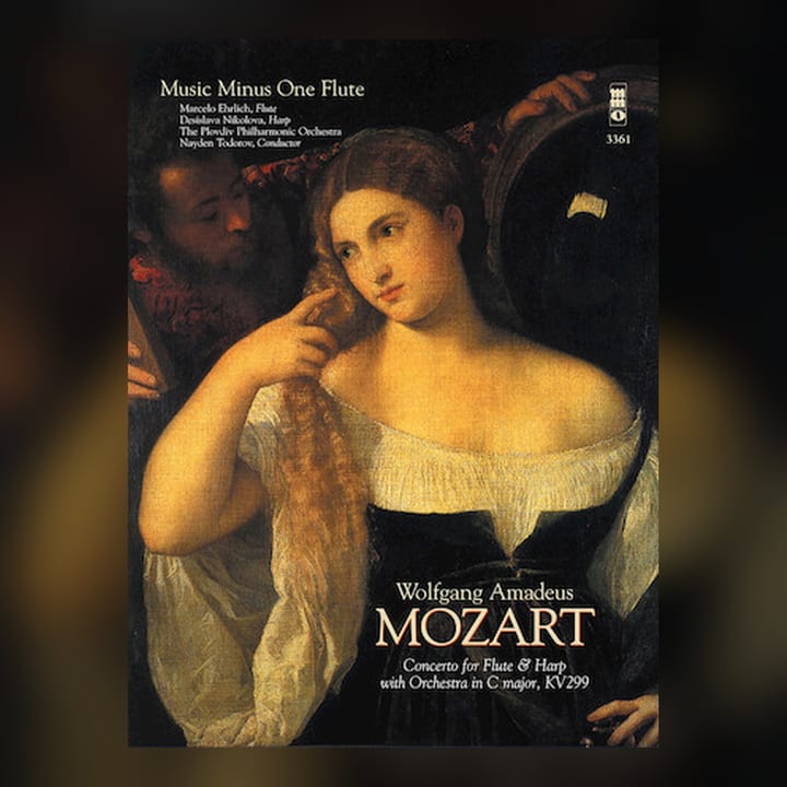 Wolfgang Amadeus Mozart — Concerto for Flute and Harp in C major, K. 299 cover