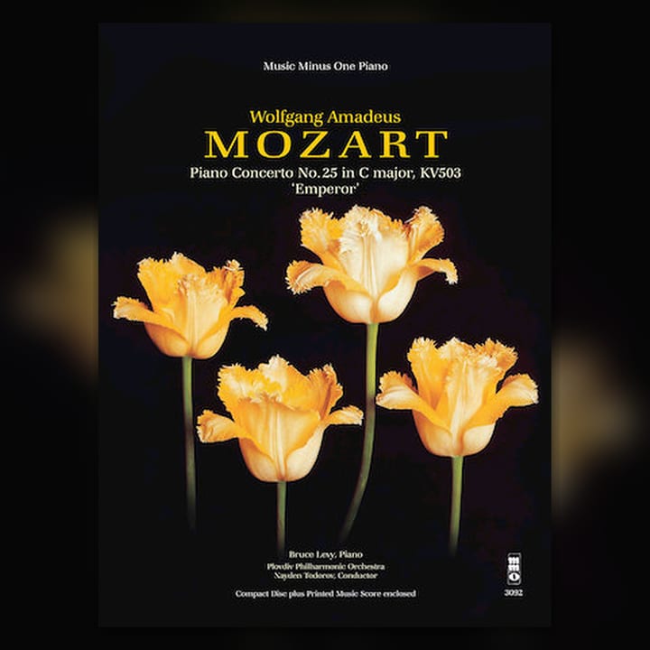 Wolfgang Amadeus Mozart — Piano Concerto no. 25 in C major, K. 503 cover