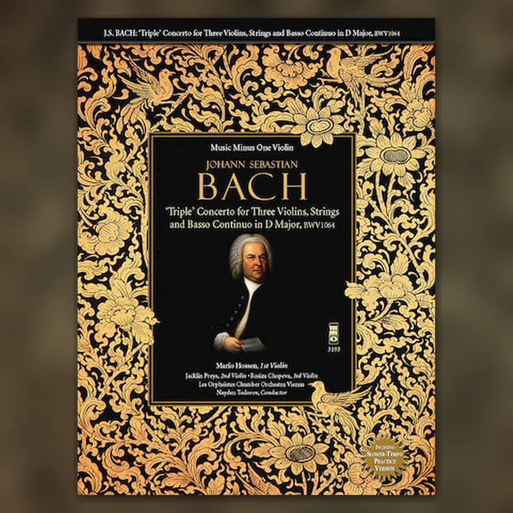 Johann Sebastian Bach — Concerto for Three Violins in D major, BWV 1064R cover