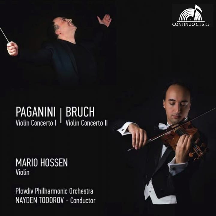 Обложка на Max Bruch — Violin Concerto no. 2 in D minor, op. 44